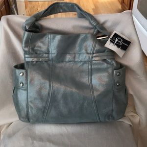 BMakowsky Soft Leather Sea Foam Green shoulder Bag
